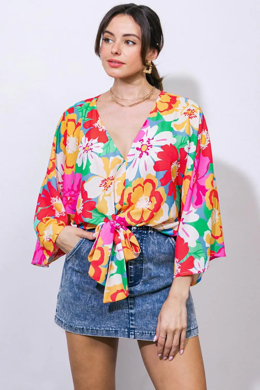 ABSOLUTELY ESSENTIAL WOVEN TOP - Flying Tomato - Flyclothing LLC