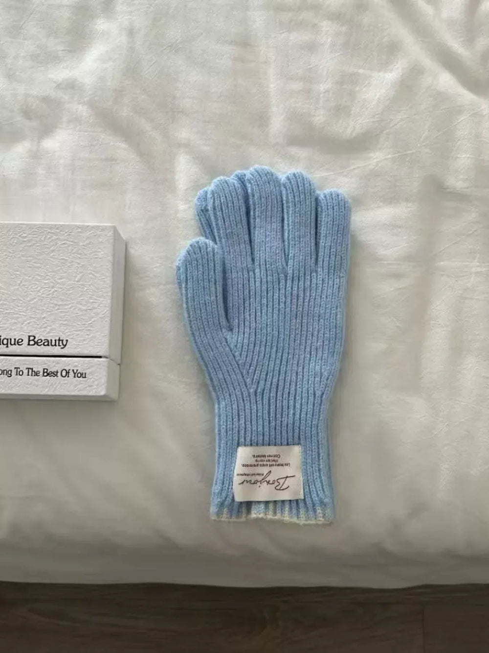 Ribbed Knit Gloves - Trendsi - Flyclothing LLC