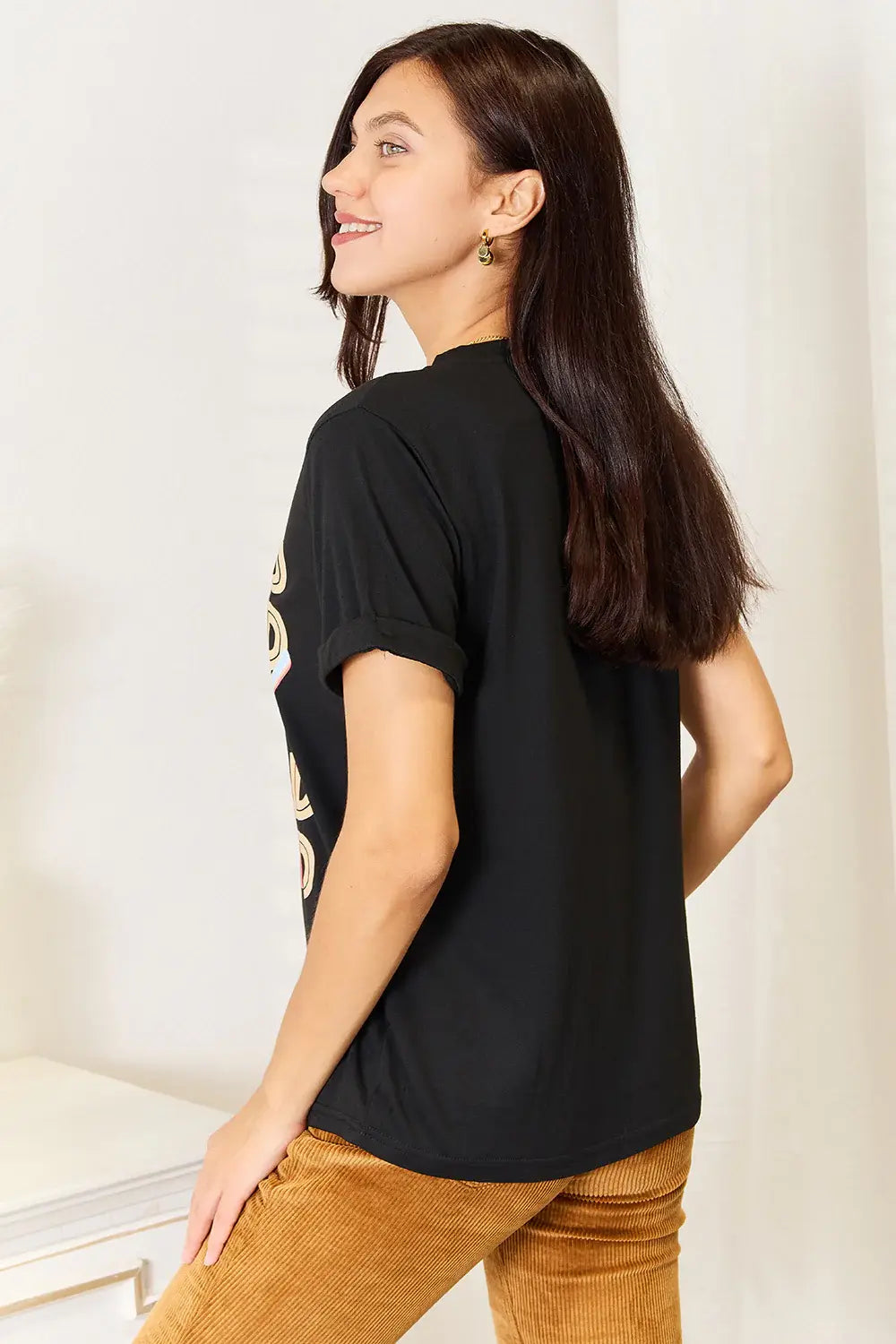 Simply Love BE KIND Graphic Round Neck T-Shirt - Trendsi - Flyclothing LLC