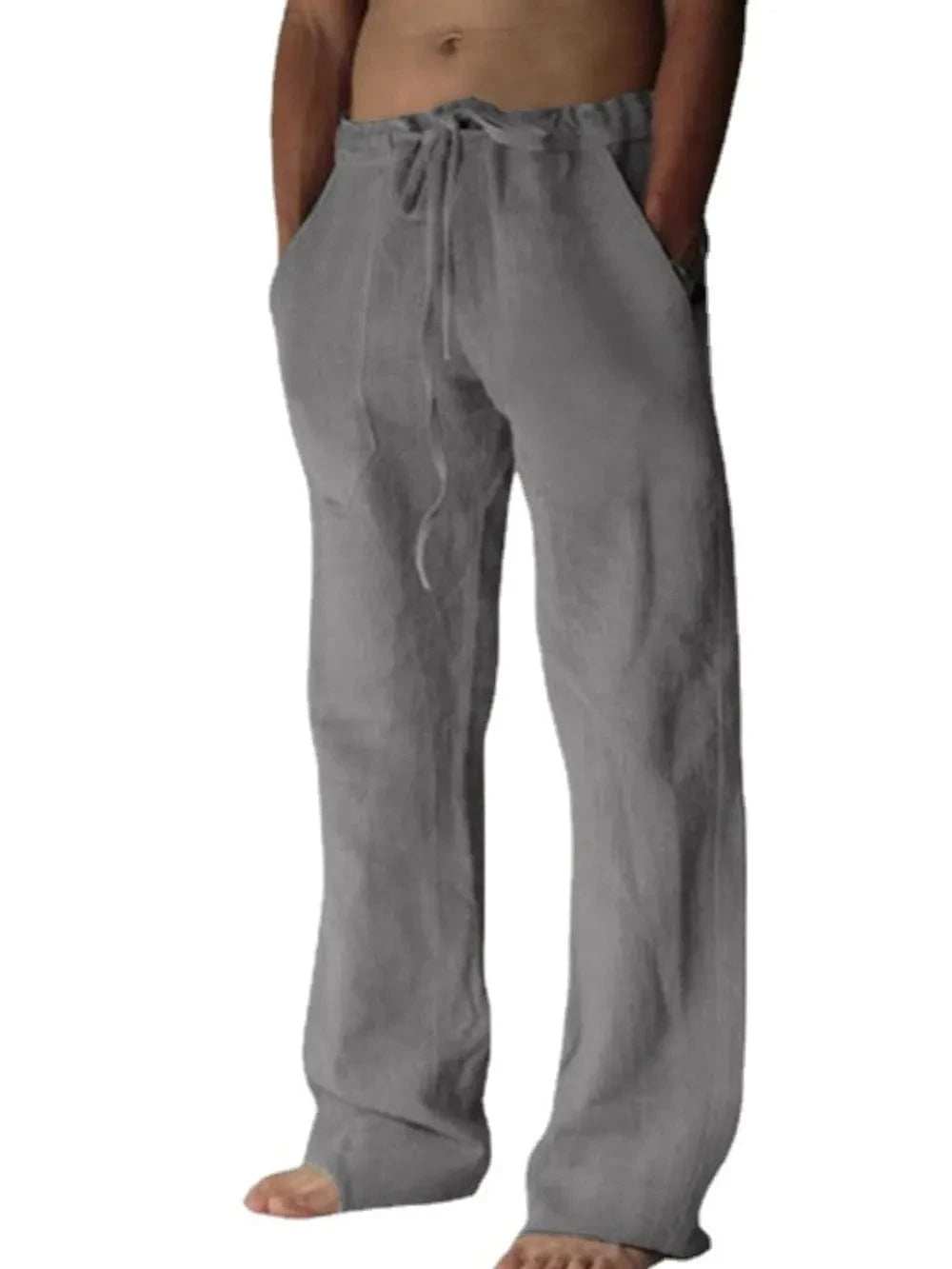 Men's Plus Size Drawstring Loose Fit Pants - Trendsi - Flyclothing LLC