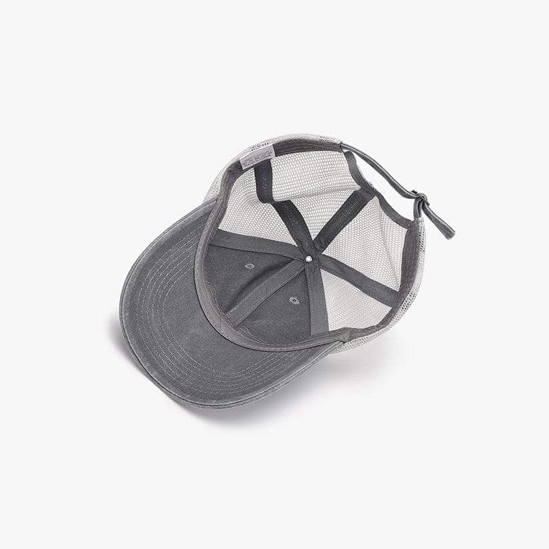 Breathable Mesh Adjustable Baseball Cap - Trendsi - Flyclothing LLC