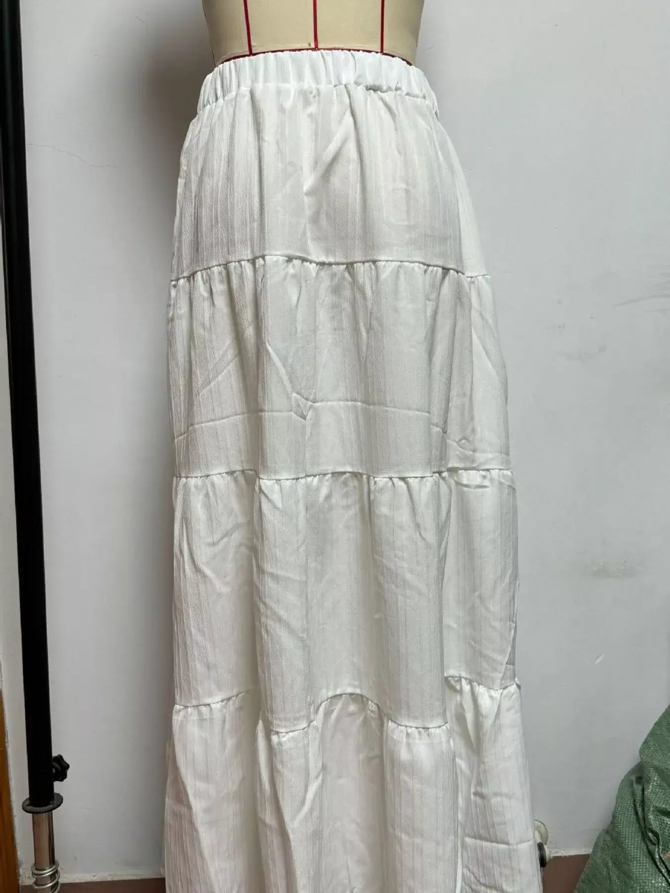 Flowy Tiered Maxi Skirt - Trendsi - Flyclothing LLC