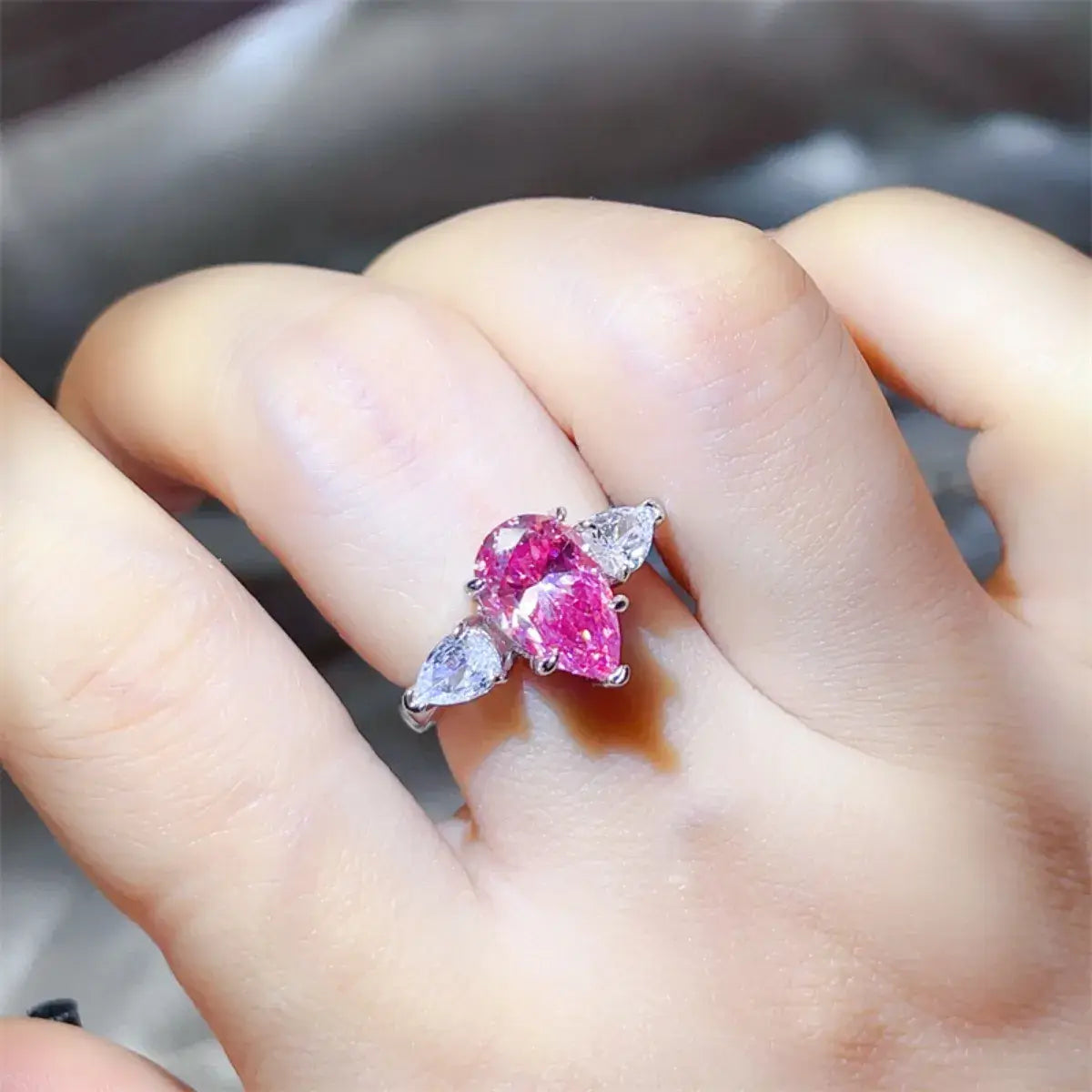 2 Carat 925 Sterling Silver Moissanite Ring - Trendsi - Flyclothing LLC