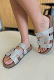 Forever Link Rhinestone Open Toe Sandals - Trendsi - Flyclothing LLC