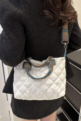 Bubble Textured Printed Strap Handbag - Trendsi - Flyclothing LLC