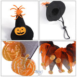Halloween Collar Children Witch Hat Pet Dog Cat Funny Party Cospl