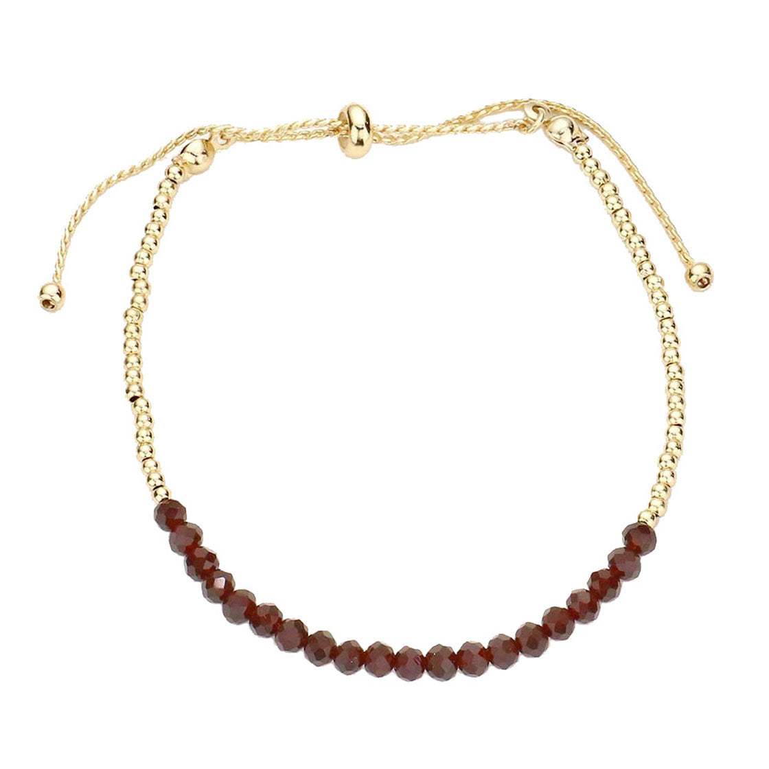 Faceted Beaded Bracelet - Madeline Love - Flyclothing LLC