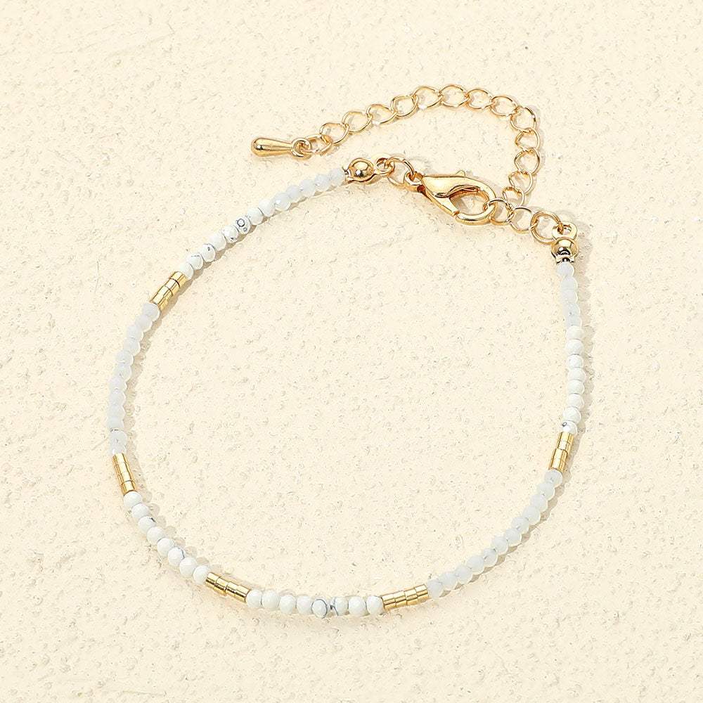 Faceted Beaded Bracelet - Madeline Love - Flyclothing LLC