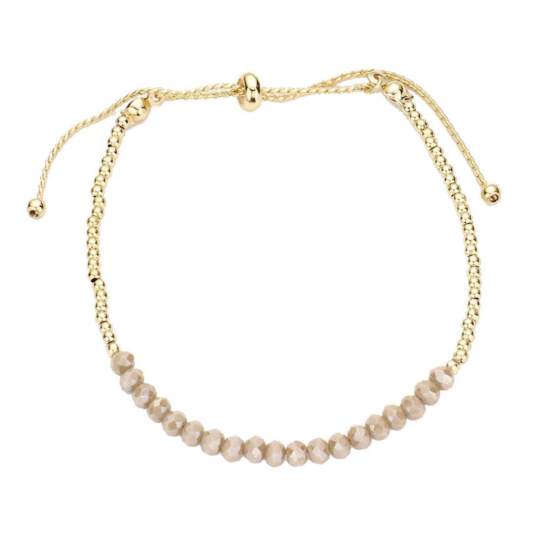 Faceted Beaded Bracelet - Madeline Love - Flyclothing LLC