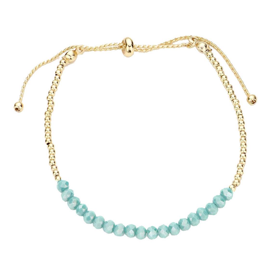 Faceted Beaded Bracelet - Madeline Love - Flyclothing LLC