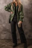 Zip Up Long Sleeve Jacket - Trendsi
