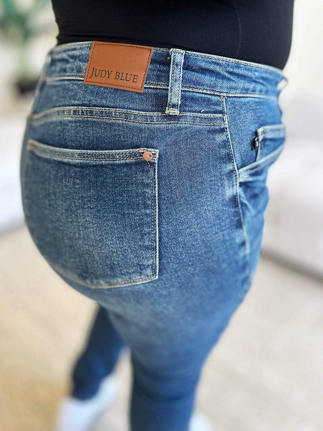 Judy Blue Full Size High Waist Skinny Jeans - Trendsi - Flyclothing LLC