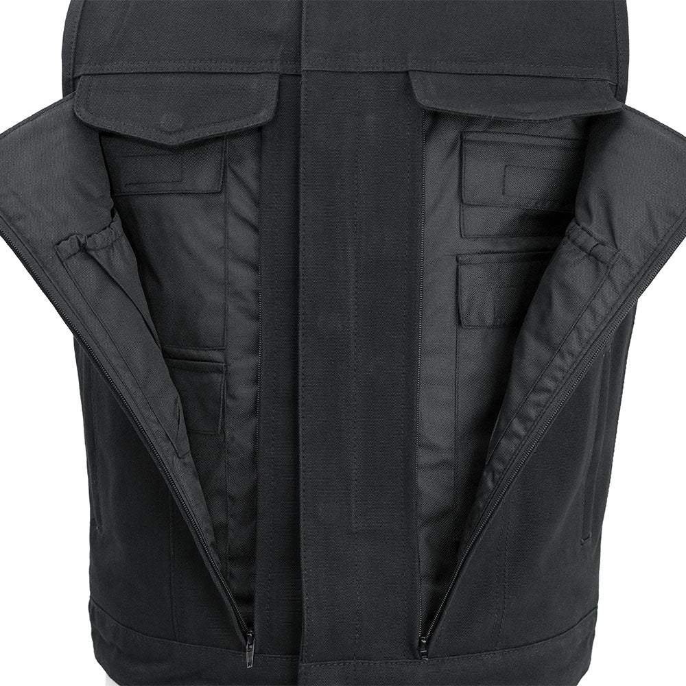 Fairfax V2 Men's Motorcycle Canvas Vest - First Manufacturing Company - Flyclothing LLC