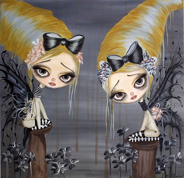 Black Market Art Company Fairies Lost Print