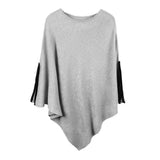 Fall Winter Sleeves Detailed Poncho - Madeline Love - Flyclothing LLC