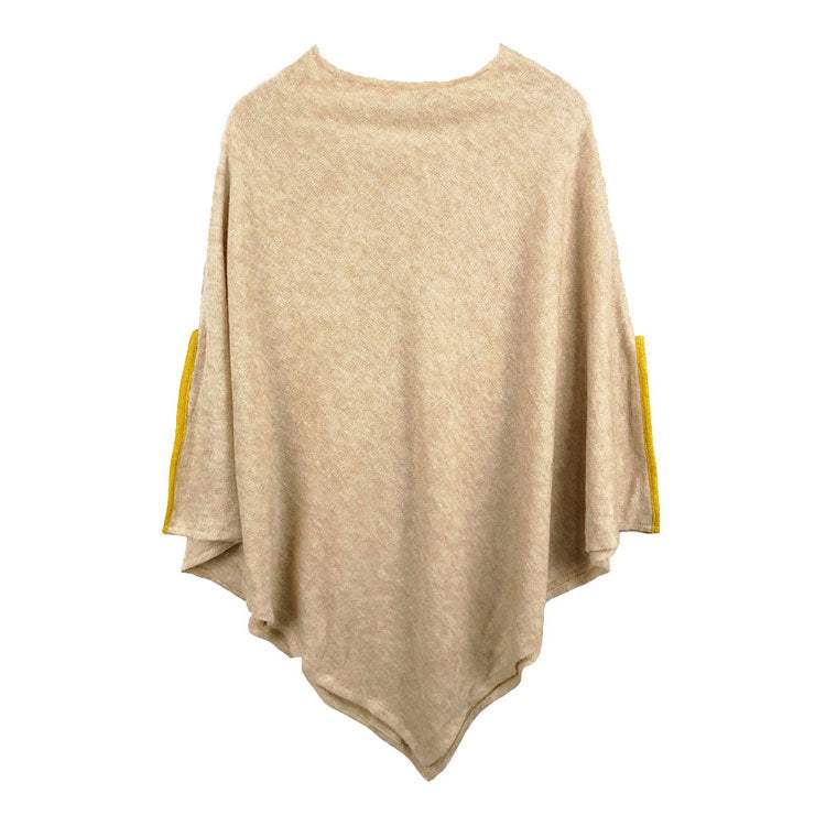 Fall Winter Sleeves Detailed Poncho - Madeline Love - Flyclothing LLC