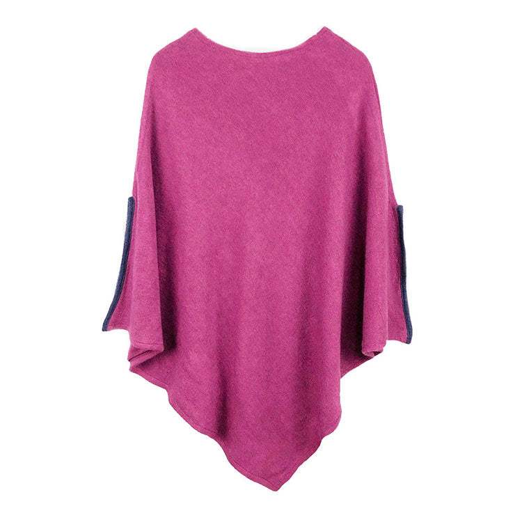 Fall Winter Sleeves Detailed Poncho - Madeline Love - Flyclothing LLC
