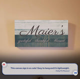 Family Grateful Sign III - Tailored Canvases - Flyclothing LLC