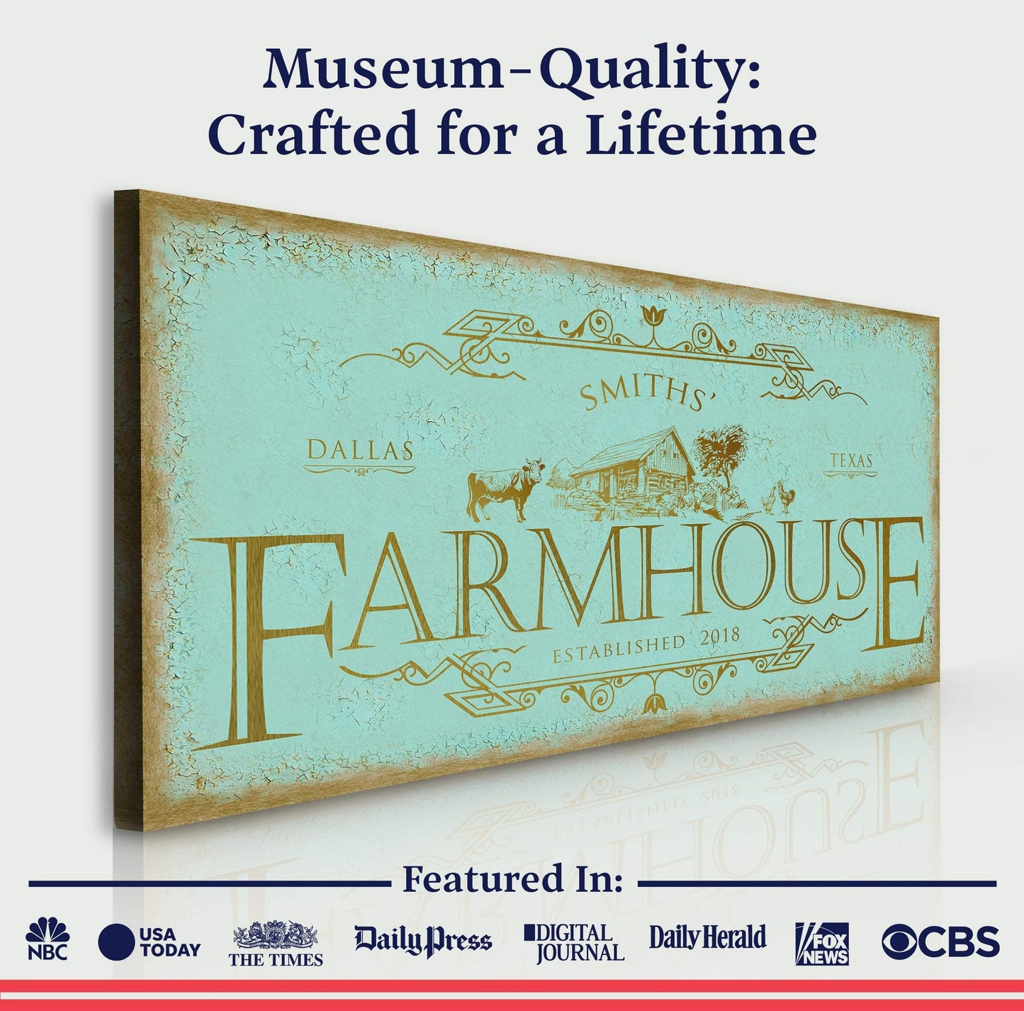 Rustic Farmhouse Sign IV - Tailored Canvases - Flyclothing LLC