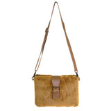 Fashionable Sherpa Fleece Belt Crossbody Bag - Madeline Love - Flyclothing LLC