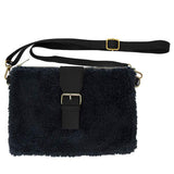 Fashionable Sherpa Fleece Belt Crossbody Bag - Madeline Love - Flyclothing LLC