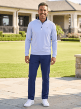Long Beach Quarter Zip Ultra Soft Lightweight - White Water Life - Flyclothing LLC