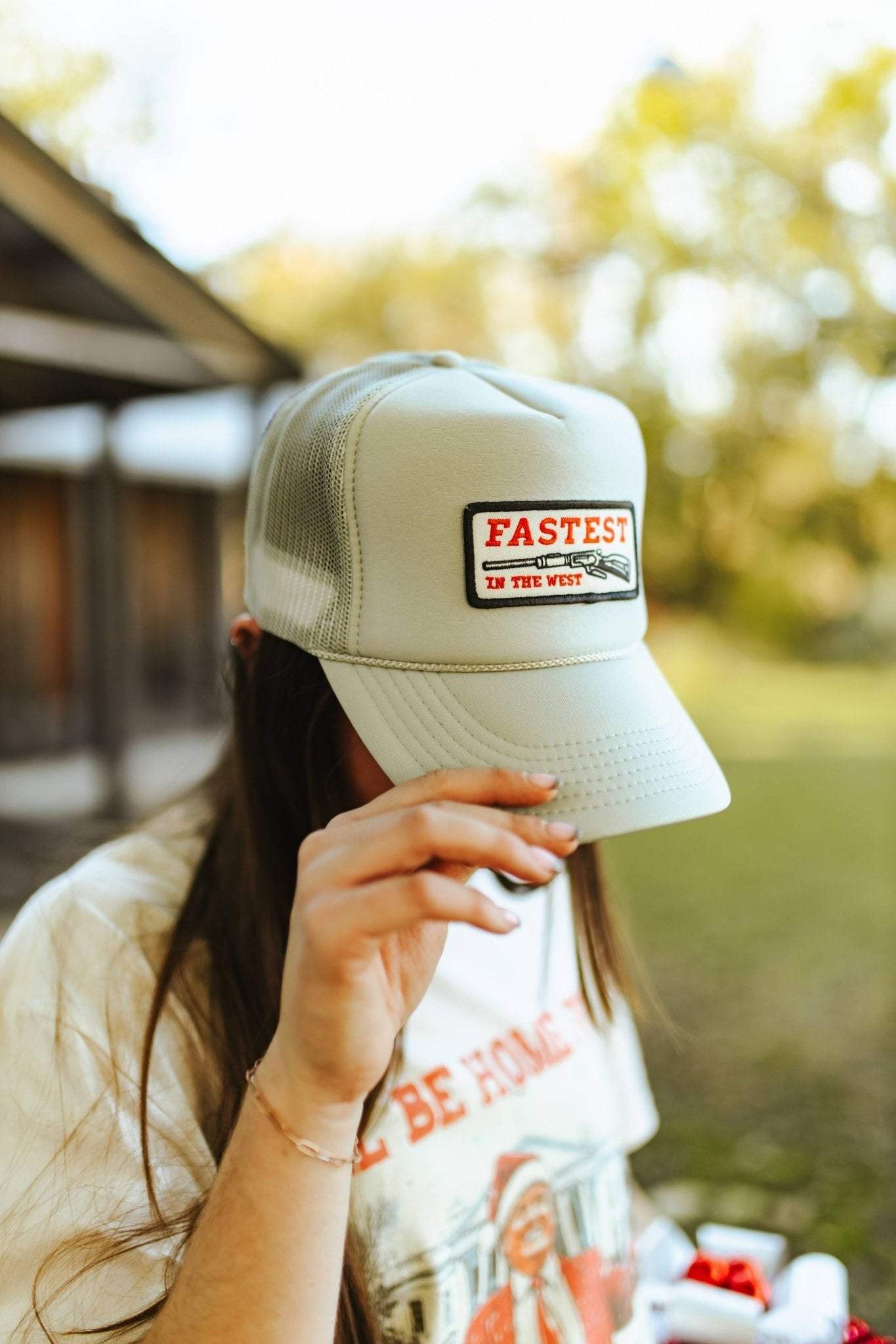 Fastest in the West Patch Trucker Hat - Wild Junkie - Flyclothing LLC