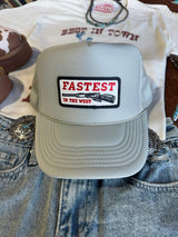 Fastest in the West Patch Trucker Hat - Wild Junkie - Flyclothing LLC