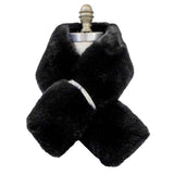 Faux Fur Bling Pull Through Scarf - Madeline Love - Flyclothing LLC