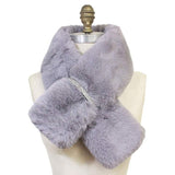 Faux Fur Bling Pull Through Scarf - Madeline Love - Flyclothing LLC