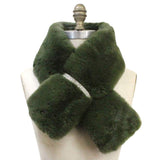 Faux Fur Bling Pull Through Scarf - Madeline Love - Flyclothing LLC
