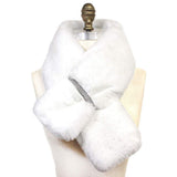 Faux Fur Bling Pull Through Scarf - Madeline Love - Flyclothing LLC