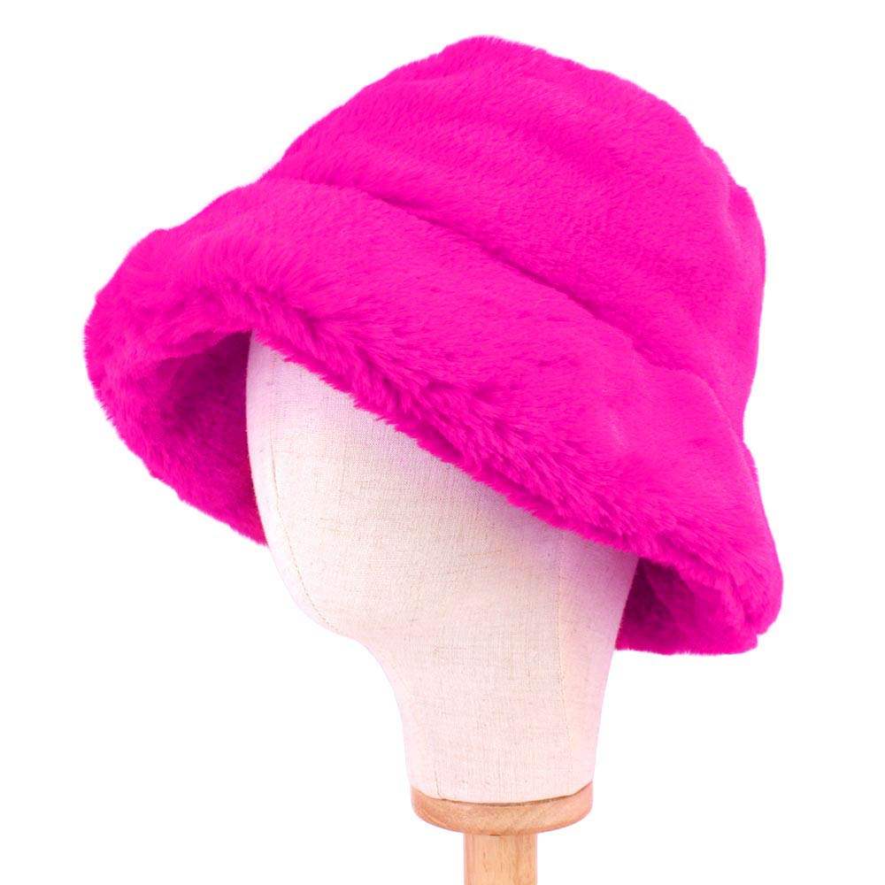 Faux Fur Bucket Hat - Madeline Love - Flyclothing LLC
