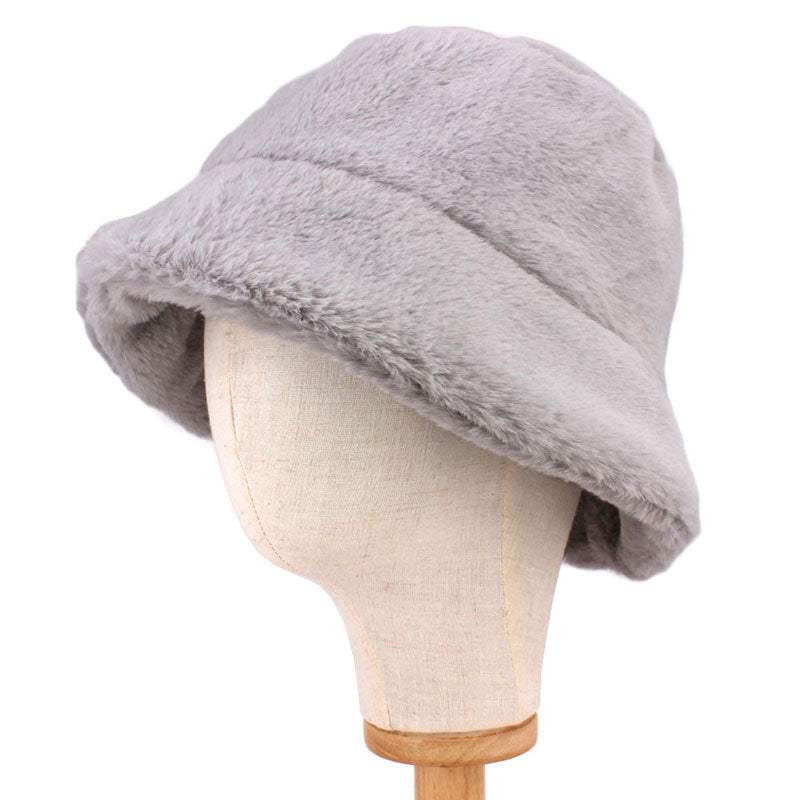 Faux Fur Bucket Hat - Madeline Love - Flyclothing LLC