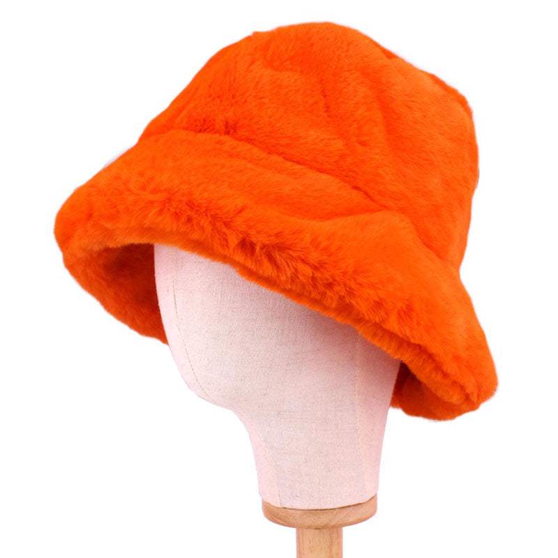 Faux Fur Bucket Hat - Madeline Love - Flyclothing LLC