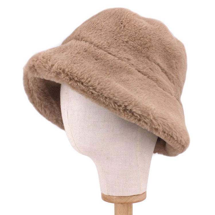Faux Fur Bucket Hat - Madeline Love - Flyclothing LLC