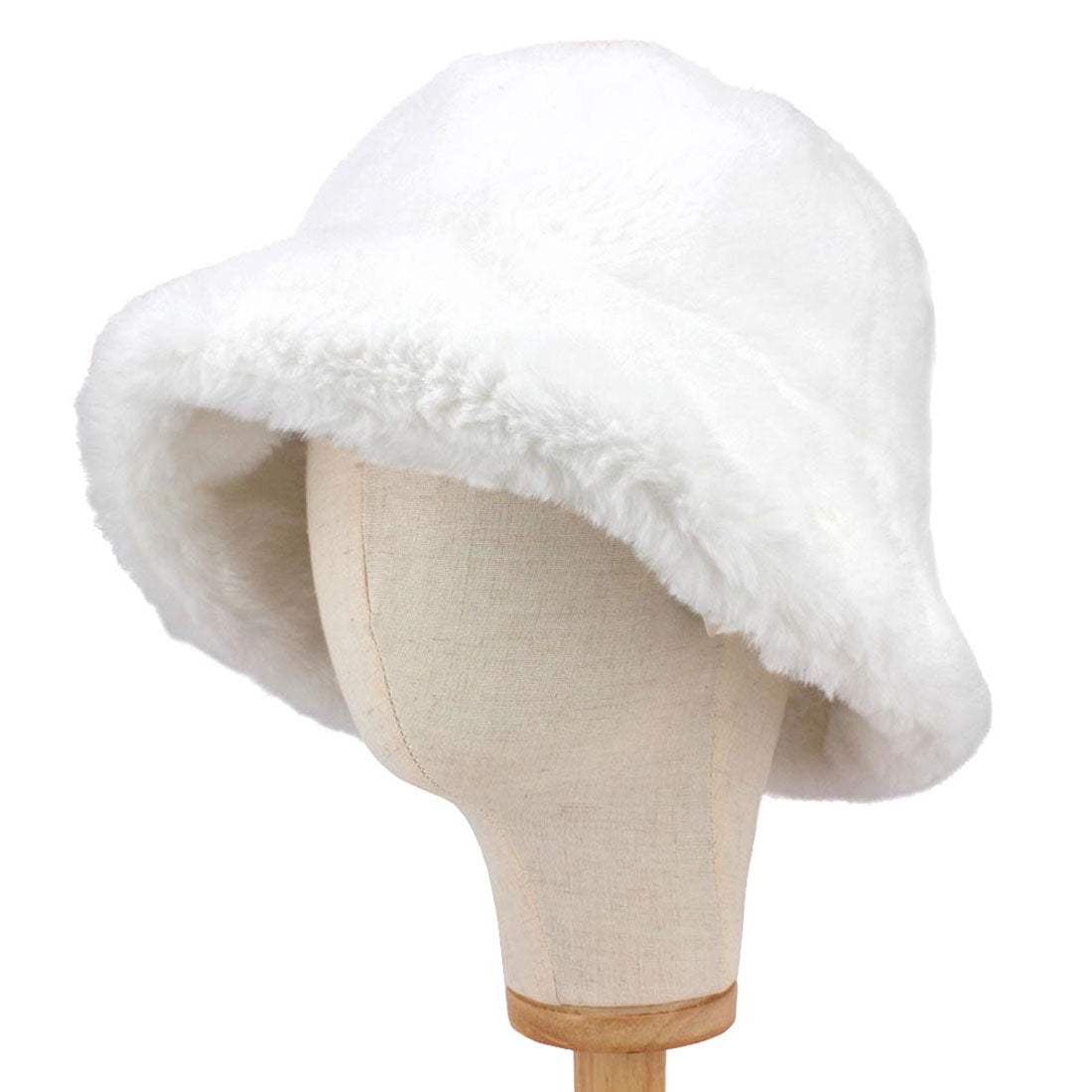 Faux Fur Bucket Hat - Madeline Love - Flyclothing LLC