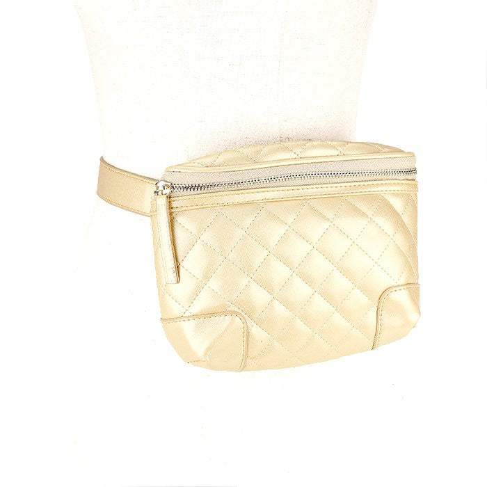 Faux Leather Belt Bag - Madeline Love - Flyclothing LLC