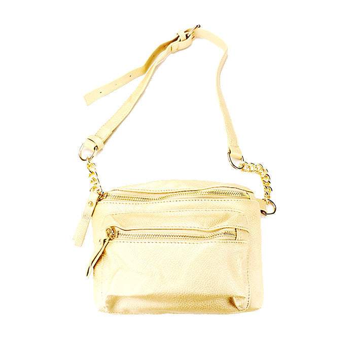 Faux Leather Crossbody / Fanny Pack / Belt Bag - Madeline Love - Flyclothing LLC