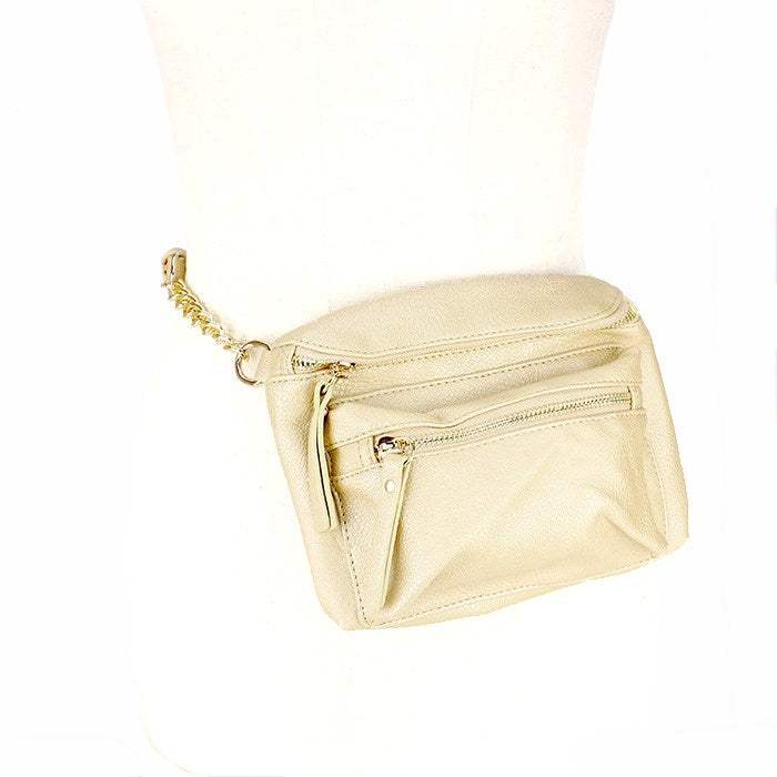 Faux Leather Crossbody / Fanny Pack / Belt Bag - Madeline Love - Flyclothing LLC
