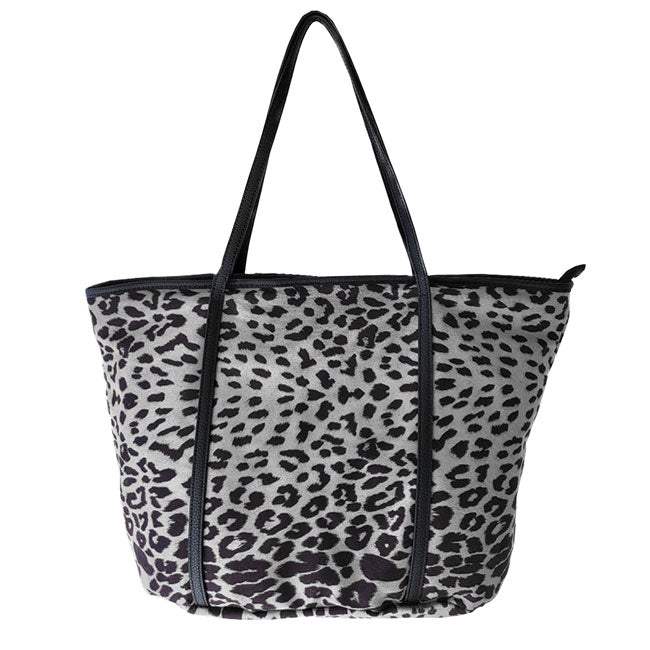 Faux Leather Leopard Patterned Shoulder Bag - Madeline Love - Flyclothing LLC