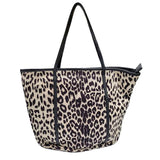 Faux Leather Leopard Patterned Shoulder Bag - Madeline Love - Flyclothing LLC