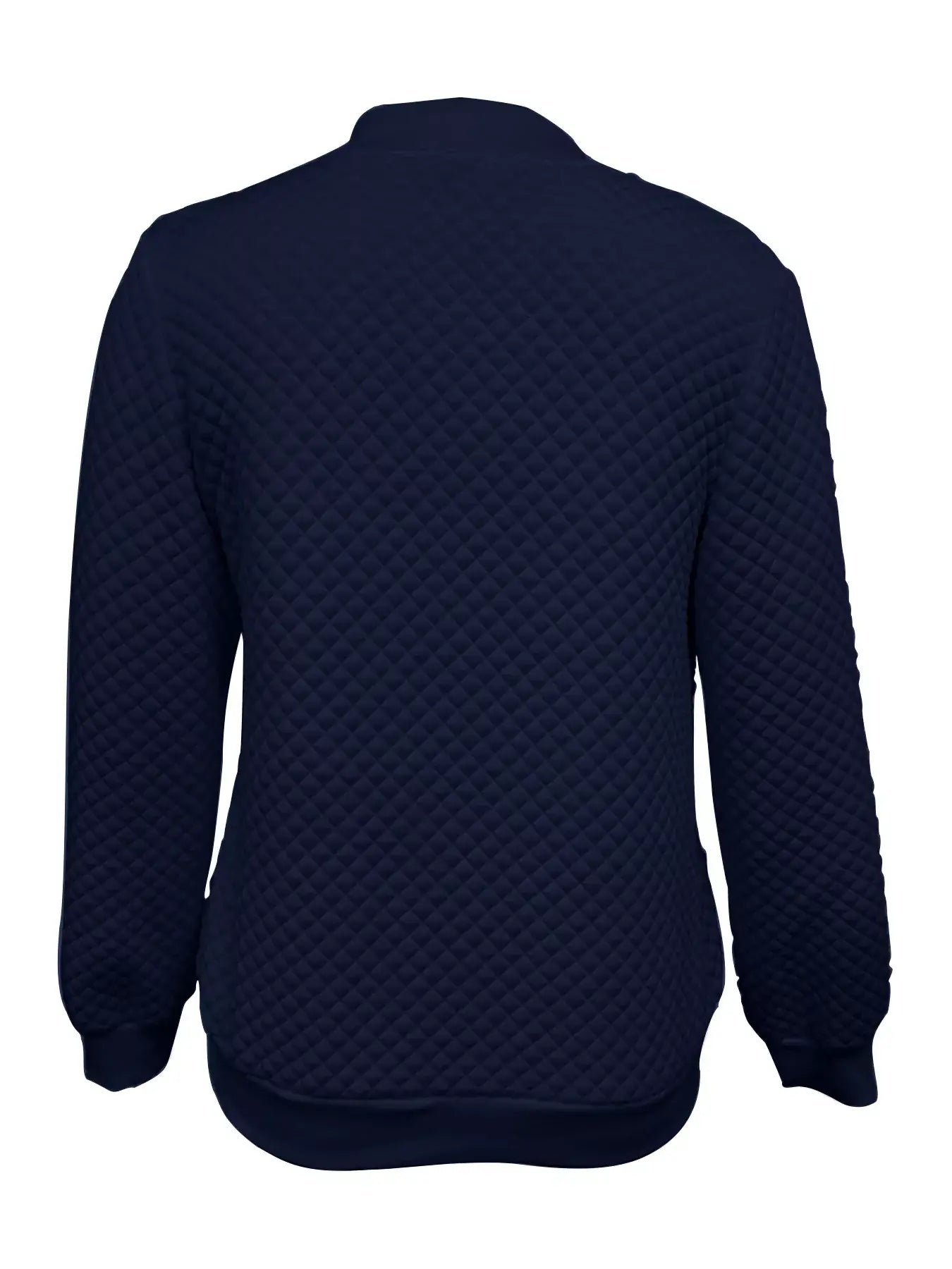 Textured Zip Up Long Sleeve Jacket - Trendsi - Flyclothing LLC