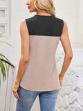 Textured Round Neck Tank - Trendsi - Flyclothing LLC