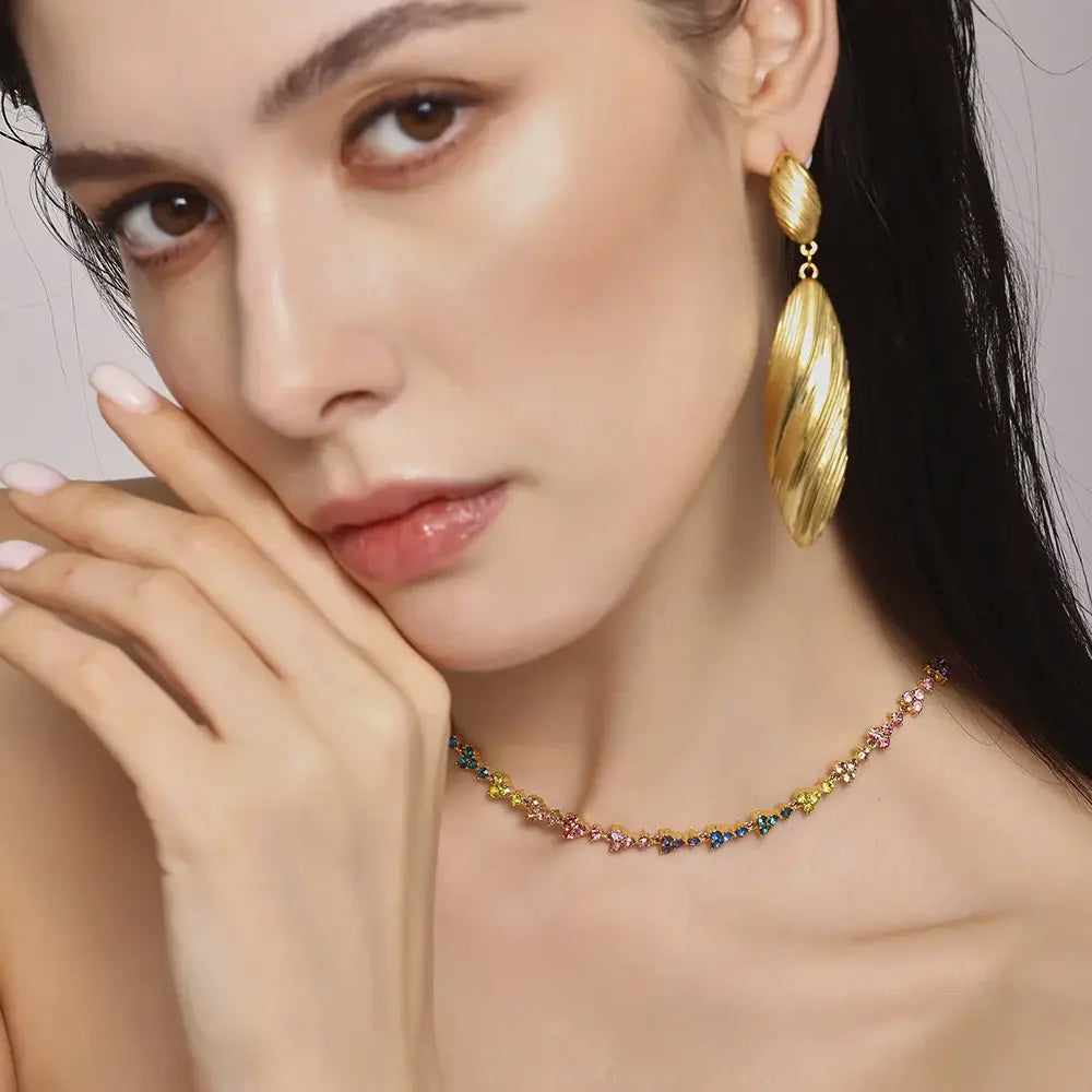 Stainless Steel Dangle Earrings - Trendsi - Flyclothing LLC