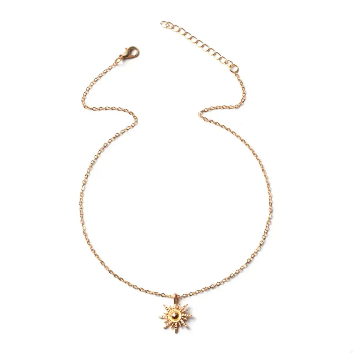 Sunburst Pendant Necklace - Trendsi - Flyclothing LLC