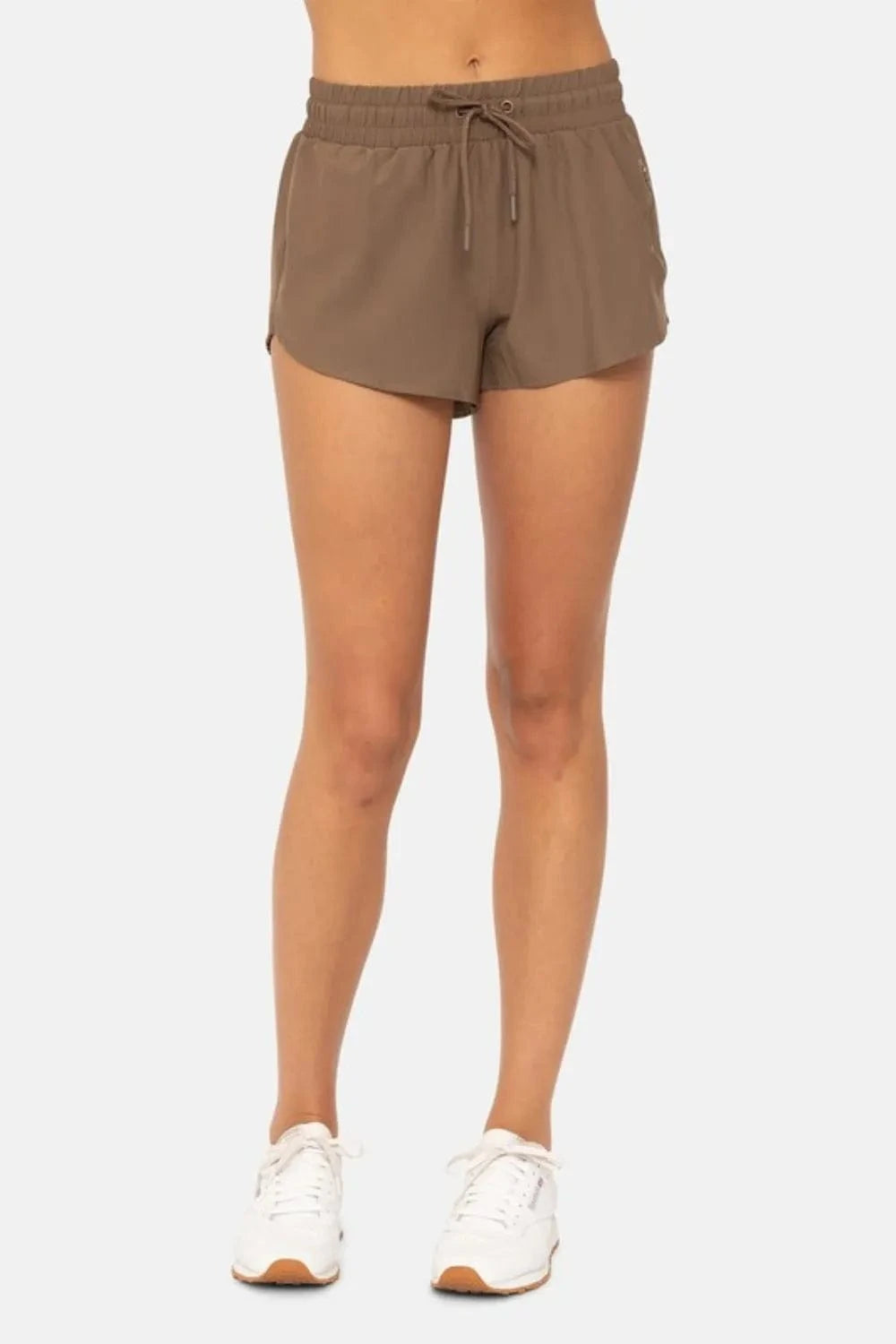 MONO B Drawcord Mini Shorts - Trendsi