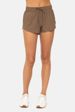 MONO B Drawcord Mini Shorts - Trendsi