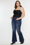 Kancan Full Size Mid Rise Slim Flare Jeans - Trendsi