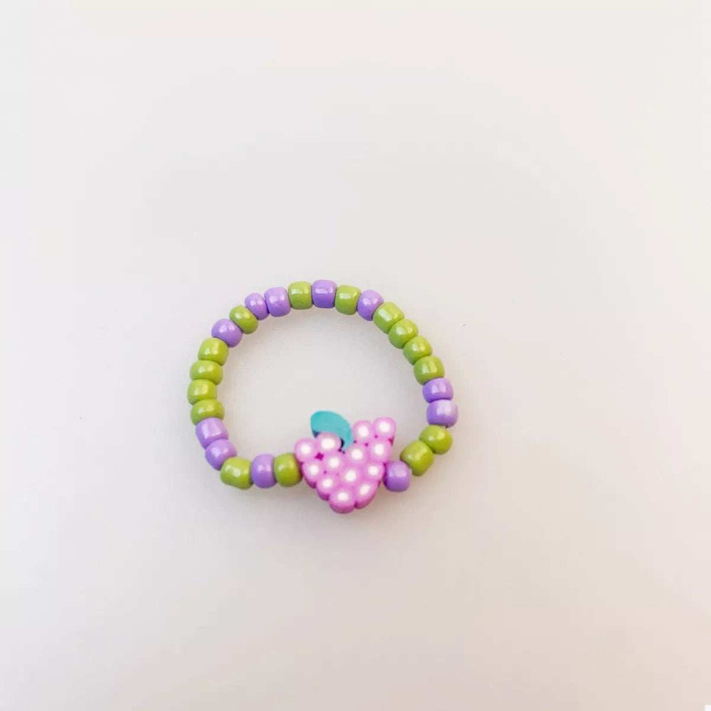 Colorful Fruit Charm Beaded Ring - Trendsi - Flyclothing LLC